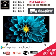 SHARP 50 / 60 / 65 / 70 INCH 4K ANDROID TV 60 INCH SMART TV  60" DIGITAL TV 4TC60DK1X  4TC70DK1X电视机