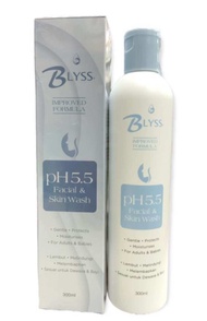 BLYSS FACIAL AND SKIN WASH (300 ml) pH 5.5 for adults and babies exp 7/2028