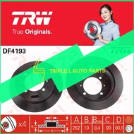 (2 pcs) TRW Disc Brake Rotor Rear for DF4193 Proton Perdana 2.0 V6 (262mm)