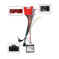 Android Radio Cable Accessories Wiring Harness 16PIN MP5 Cable Adapter For Mazda 6 3 5 CX-7 RX-8 Can