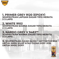Terbaru!!! Cat Semprot Diton Premium Vespa - Nardo Grey V 9483**