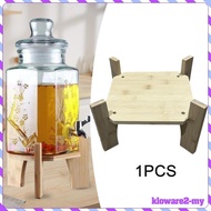 [KlowareafMY] Beverage Dispenser Holder Wood Stable Small Aquarium Stand Cold Kettle Stand Multiuse 