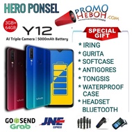 vivo y12 ram 3/64gb garansi resmi vivo indonesia - merah no bonus