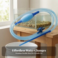 Siphon Flexible Aquarium Tank Water Changer with Control Valve Manual Aquarium Water Changer