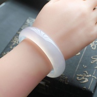 Ready Stock Agate Bracelet Brazil Agate White Bracelet Women Jade Bracelet Jade Bracelet Natural Aga