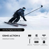 DJI Osmo Action 6 Sports 4K 8K 120fps 960fps Camera Aperture 1/1.1-Inch Square Sensor 50GB Storage H