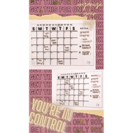 Acrylic Schedule Notes Schedule Planner Pinterest Tiktok Planner