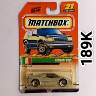 Matchbox Italian Stars Ferrari F50 Diecast