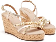 Women's 75363 Wedge Sandals, Platinum colour, 6 US Women