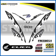 ┻ ╭ ▩ CLICK 125 V2 VARIO NEW FIRE DECALS