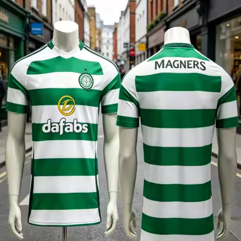 Camisa de Futebol 2026 Celtic (Casa e Fora) - Respirável e Confortável para Futebol ao Ar Livre - Ca