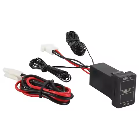 QB-Car Interior And Exterior Black Temperature Display Sensor For Toyota Camry Corolla Yaris RAV4 33