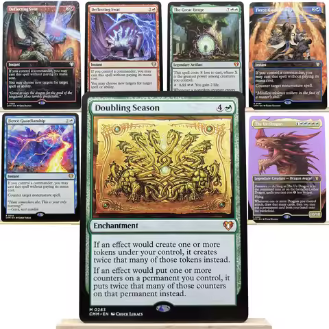 VMA CMM-0001 Tcg proxy magical cards dual lands fetch lands power9 Jeweled Lotus Doubling Season The