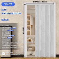PVC Sliding door PVC Folding Door Household Partition Sliding Doors Accordion Folding Sliding Door K
