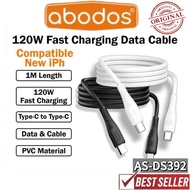 Abodos AS-DS392 120W Fast Charging Cable Type-C Cable 100cm Data Cable 120W Cable 1m Abodos Cable l 