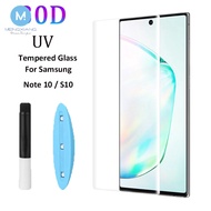 UV Full glue tempered glass For Samsung S8 S9 S10 Note 10 Plus 8 9 S20 Plus Edge S9 screen protector