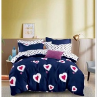 SET CADAR BERCORAK COMFORTER ( 7 IN 1 ) Size QUEEN