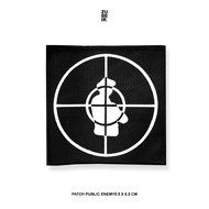 PUBLIC ENEMY PATCH PUBLIC ENEMY EMBLEM/ PUBLIC ENEMY/