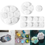 (JIE YUAN)Cat Paw Pendant Silicone Mold Keychain Pendants Epoxy Resin Molds for DIY Epoxy Resin Crafting Mould Jewelry Making Crasfs