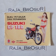 Manual Book SUZUKI GP100/GP 100 2-Stroke 2T 1978
