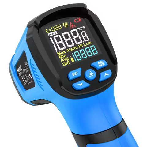 Industry Pyrometer Infrared Thermometer Gun Temperature Measurement Electronic Hygrometer Digital Th