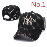 ☎✆◐Korea MLB New York NY Hat Yankee Embroidered Old Sun Baseball Cap Lovers Han Niu Favorite