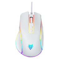 เมาส์เกมมิ่ง เมาส์มาโคร ตั้งมีโปรแกรมงมาโครได้  NUBWO NM102M MACRO มีไฟ RGB ปรับ DPI ได้ ใช้งานง่าย 