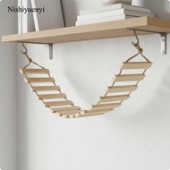 [Nishiyuenyi] SiaBiced Cat Climbing Ladder Hanging Wooden Cat Ladder Wood Animal Furniture