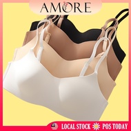 S-XL 30A-38D Wireless Bra No Underwire Seamless Breathable Comfortable Baju Dalam Wanita Coli Peremp