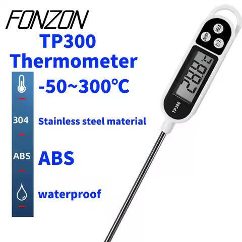 Kitchen Digital Cooking Thermometer -50~300℃ Meat Food Temperature Tester for Cooking /BBQ/Milk TP30