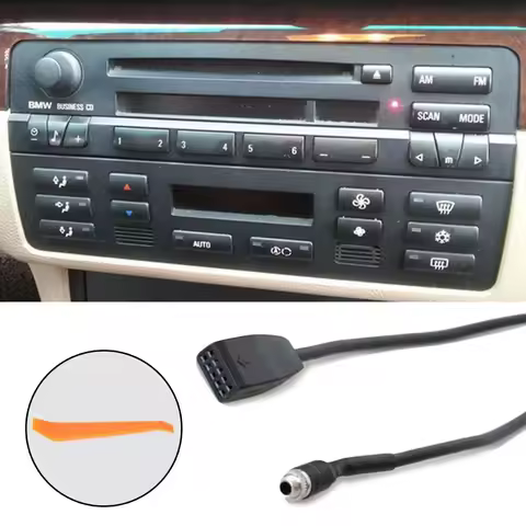 For BMW E39 E53 E46 Adapter Cable Car AUX In Input Interface Accessories 3.5mm Car AUX In Input Inte