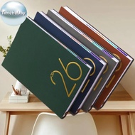 TimeHebay 1Pcs 12 Months Wear-resistant 365 Days Efficiency Notebook With Bookmark Thi Paper English