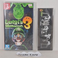 (全新送夜光書簽 + 海報) NS Switch Lite Luigi's Mansion 3 Luigi Mansion 路易 鬼屋 路易吉 洋樓  (行貨, 中/英/日文) - Halloween