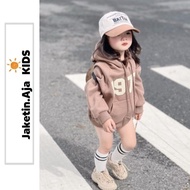HIJAU Kuwede Hoodie Anak 1977 SIMPLE LOGO (1th - 12th) Jacket Boy Girl Kids Boys Girls 1 2 3 4 5 6 7