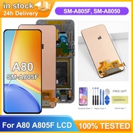 AMOLED A80 For Samsung Galaxy A80 A805 A805F Lcd Display Touch Screen Digitizer For Samsung Galaxy A
