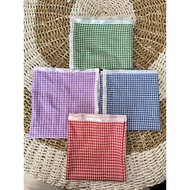 4 mm Checkered Ribbon Tablecloth Alas Meja Size 50x100 cm, Size 100x150 cm