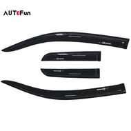 AUTOFun Toyota Vigo 2005-2015 Window Door Visor Black