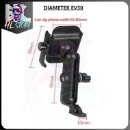 Eevo Full Iron Motorcycle Holder EV30 Motorcycle Mirror EV31 Strong, Sturdy Motorcycle Handlebar, no