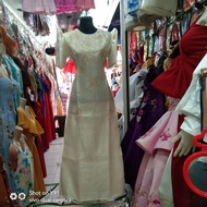 Filipiniana dress with maria clara sleeves
