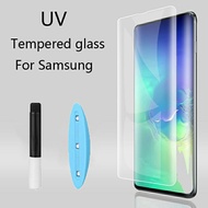 Samsung S22/S22 PLUS/S22 ULTRA/ S21, S21 Plus, S21 Ultra Full UV glue screen tempered glass screen p