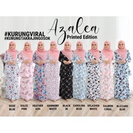 READY STOCK BAJU KURUNG AZALEA PRINTED