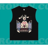 เสื้อกล้าม เสื้อยืด HELLFIRE CLUB SINGLET วงดนตรีโลหะ ROCK MUSIC  เสื้อยืด VINTAGE BOOTLEG GRUNGE  ส