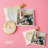 Taylor Swift 1989 Keychain Acrylic CD with Removable Disc Fanmade Swiftie Bag Charm & Gift