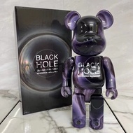 Bearbrick Black Hole High Quality 400% 28cm Action Figures Toy Collections