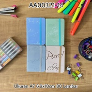MEMO AA00321-14 A7-80 CLASSIC SIZE A7- NOTEBOOK DIARY NOTEBOOK