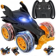Remote Control Car for Boys - 360° Rotates and Flips 4WD Remote RC Stunt Cars for Kids, 2.4GHz USB D