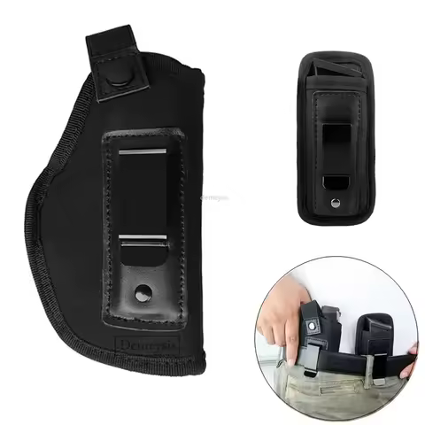Universal Concealed Carry Gun Holster with Magazine Pouch Neoprene Pistol Pouch for Glock S&W M&P Sh