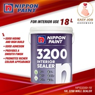 🔥 18L Nippon Paint 3200 Interior Wall Sealer Paint Nippon Paint Sealer Cat Undercoat Dinding Dalam R