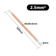 Sq 2.5/4/6mm Bridge Grounding Lead Wire Copper Clad Aluminum Span Cable Braided Flexible Durable Gro
