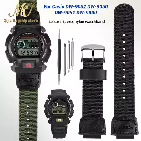 Modified Nylon Sports Strap For Casio Dw-9052 Dw-9050 9051 Dw-9000 DW5600 Electronic Watch Canvas Me